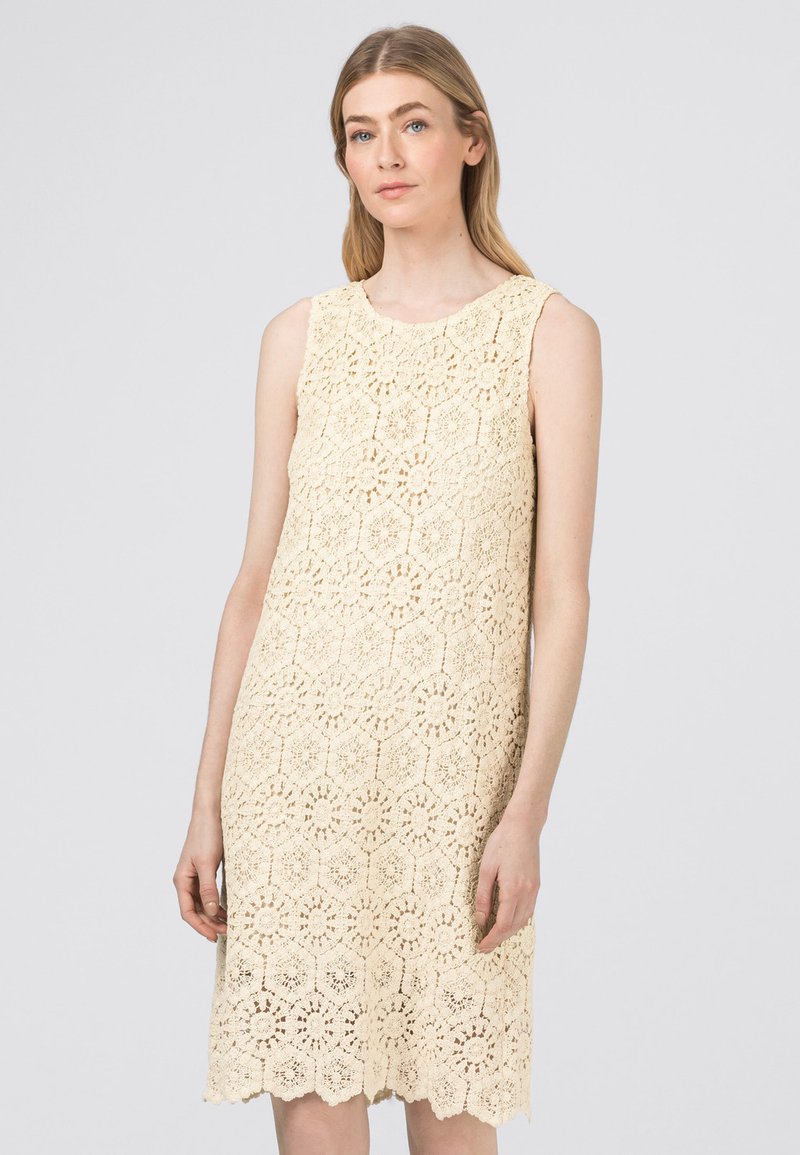 Damen Kleider | HALLHUBER Etuikleidchampagne/beige - ZB91423 Damen Kleider | HALLHUBER Etuikleidchampagne/beige - ZB91423