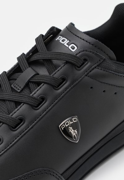 Polo Ralph Lauren IRVINE LEATHER TRAINER - Sneakers low - black