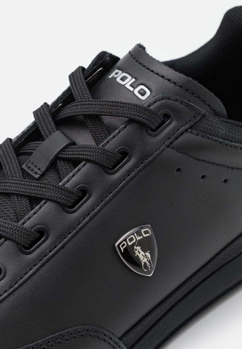 vrouw Onmiddellijk limoen Polo Ralph Lauren IRVINE LEATHER TRAINER - Sneakers laag - black/zwart -  Zalando.nl