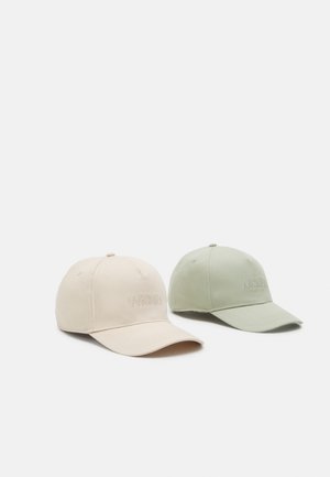 EMBROIDERY 2 PACK UNISEX - Cappellino - dusty green