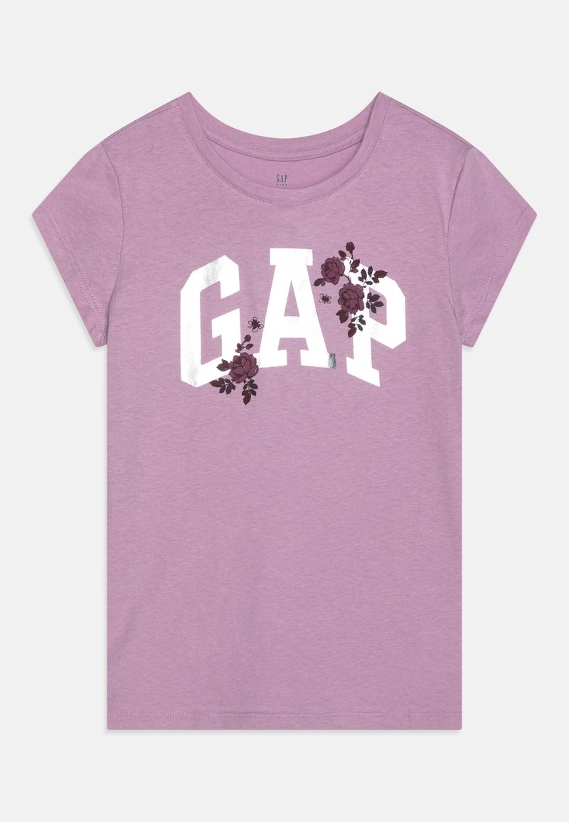 GAP LOGO TEE GIRLS - Trükipildiga T-särk - lavender mist
