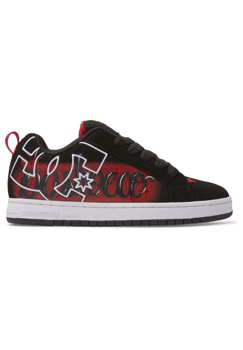 DC Court Graffik Chaussures Skate Femme - Noir/Rose/Blanc - Taille 39 EU - Confort Et Style