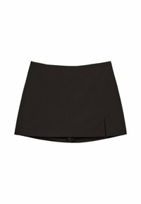 WITH SIDE SLIT  - sukňa v tvare A - black