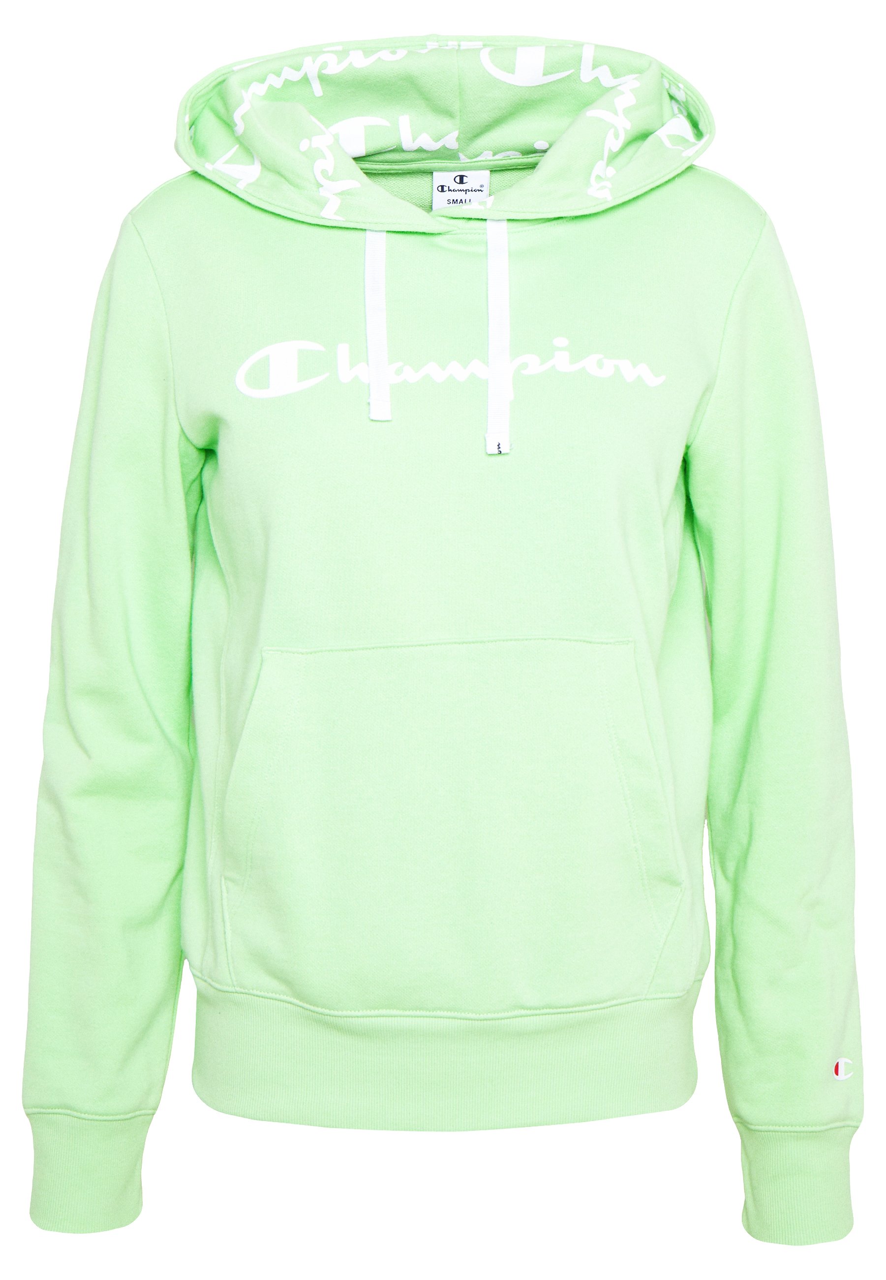 light green champion hoodie