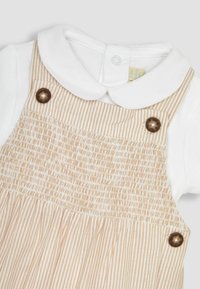 JoJo Maman Bébé 2-PIECE SMOCKED COLLAR SET STANDARD - Body - natural