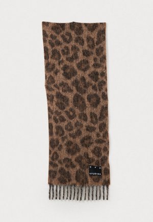 Šal - brown/black