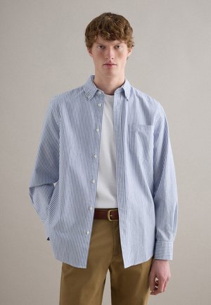 MULTICOLORED STRIPED REGULAR FIT - Overhemd - blue white