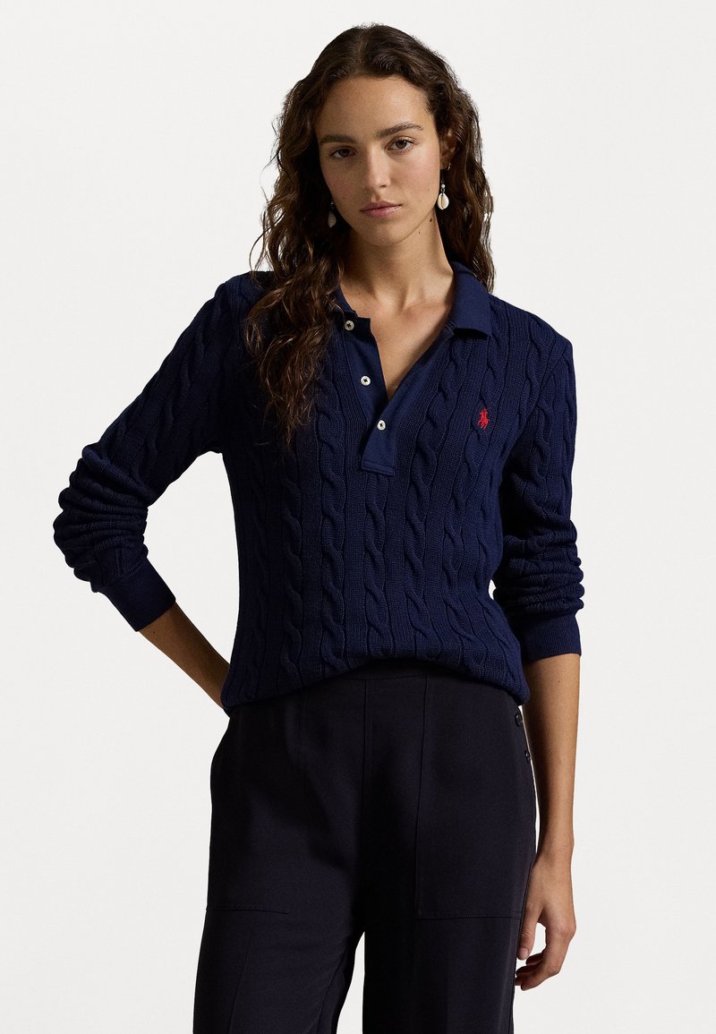 Polo Ralph Lauren LONG SLEEVE - Svetr - newport navy