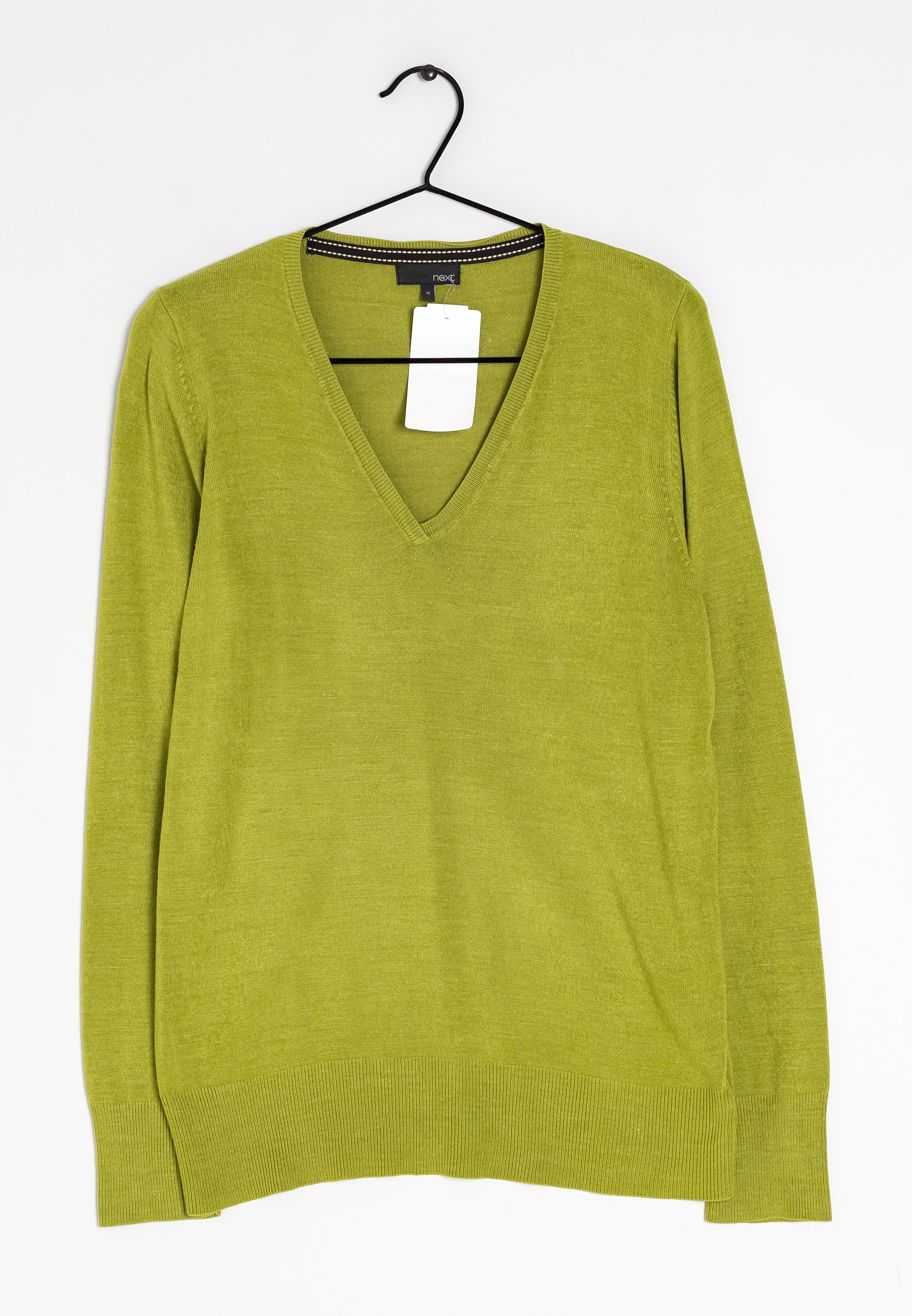 next green sweater