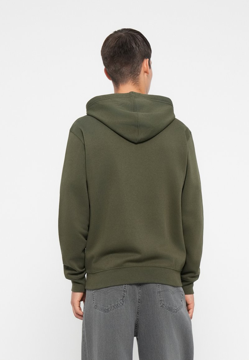 GAP HERITAGE LOGO - Mikina na zip - black moss