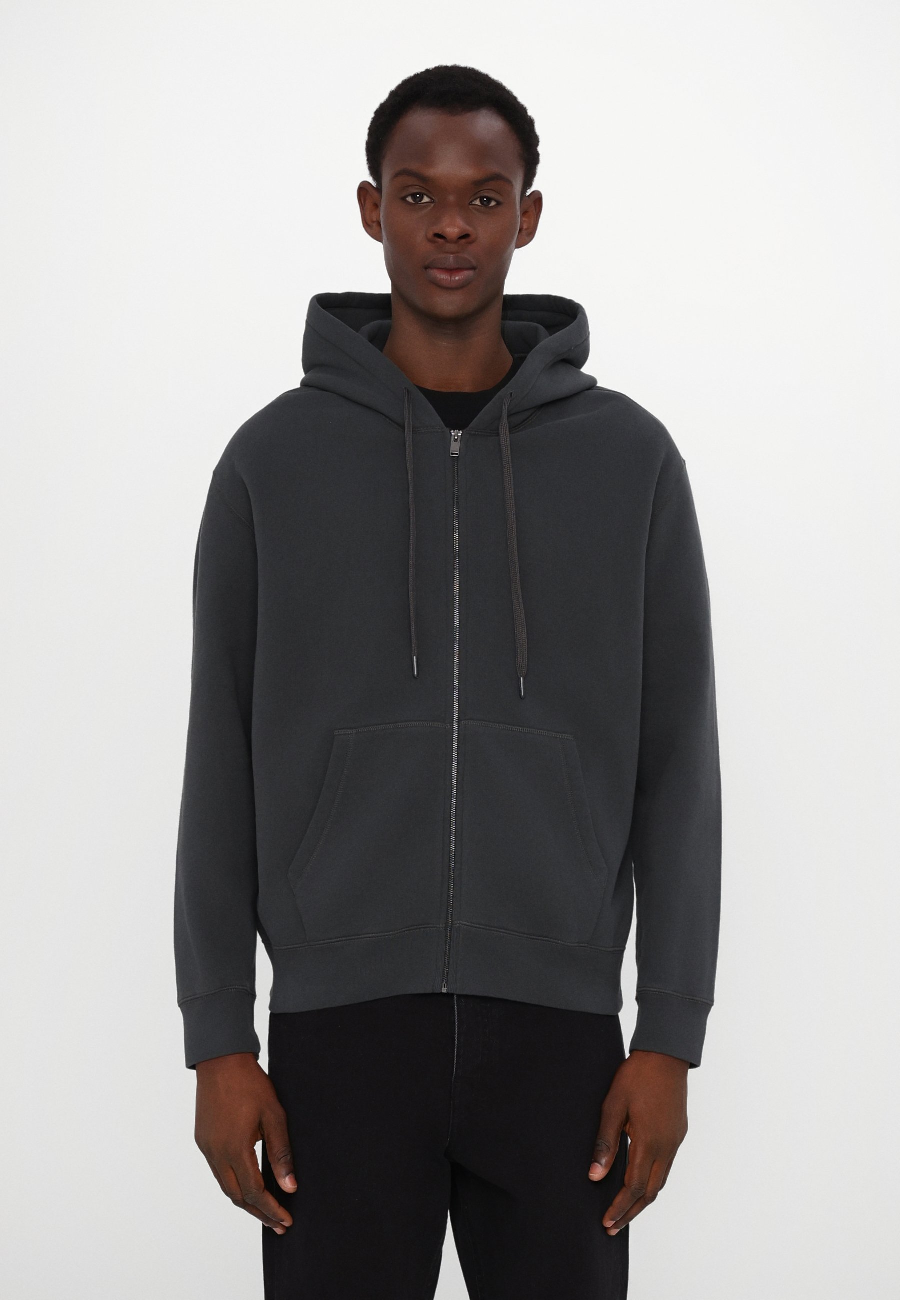 Zadig & Voltaire SACHA ZIP - Zip-up sweatshirt - carbone