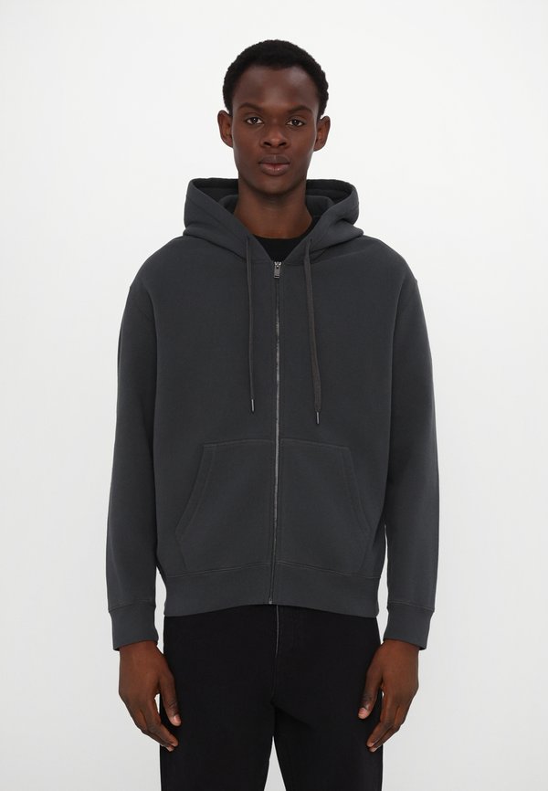 SACHA ZIP - Zip-up sweatshirt - carbone