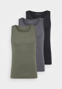 3 PACK - Caraco - black/khaki/mottled dark grey