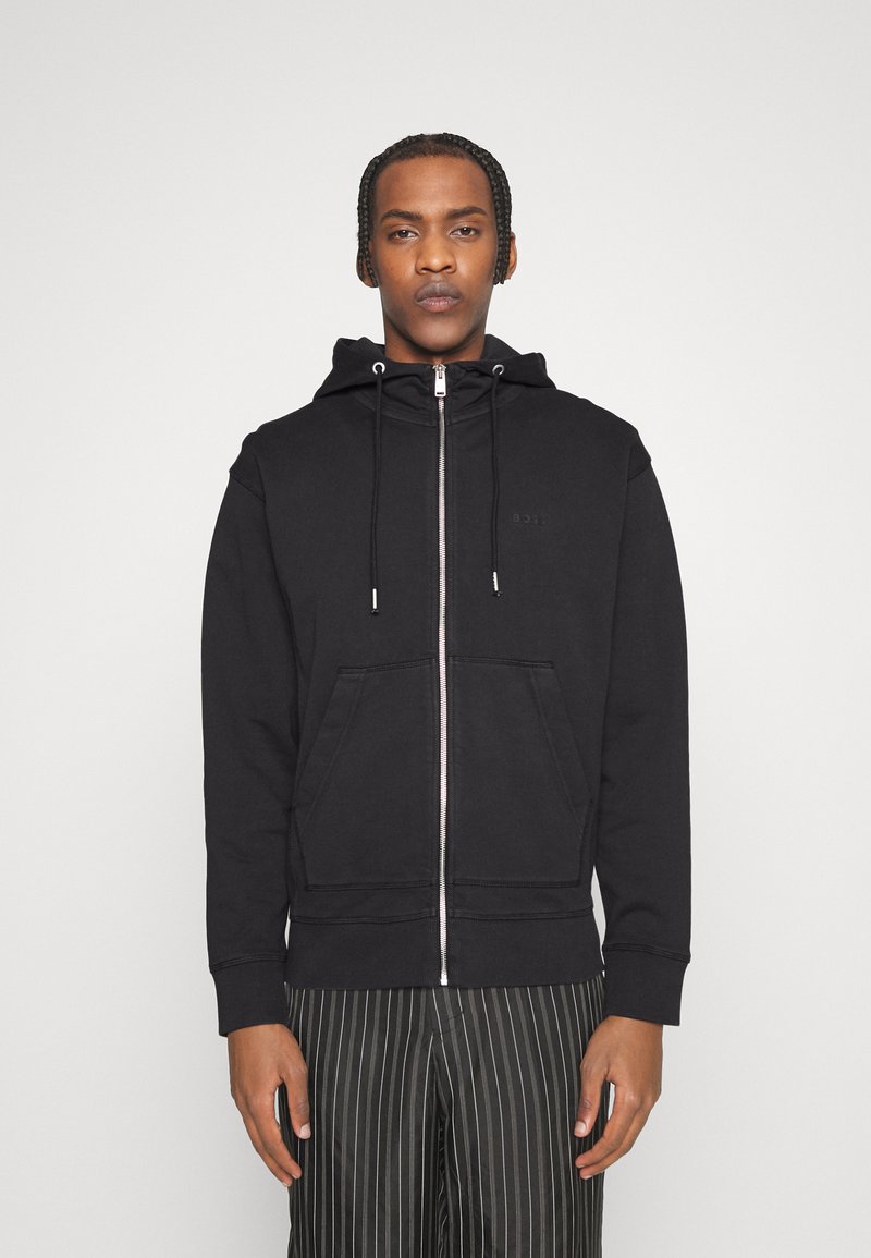 BOSS ZEFADE - Camisola com fecho - black