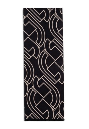 Scarf - schwarz beige