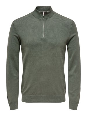 Only & Sons, ONSWYLER LIFE REG 14 HALF ZIP KNIT NOOS - Jumper - beluga