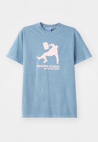 GET UP GET GOIN TEE - Print T-shirt - slate