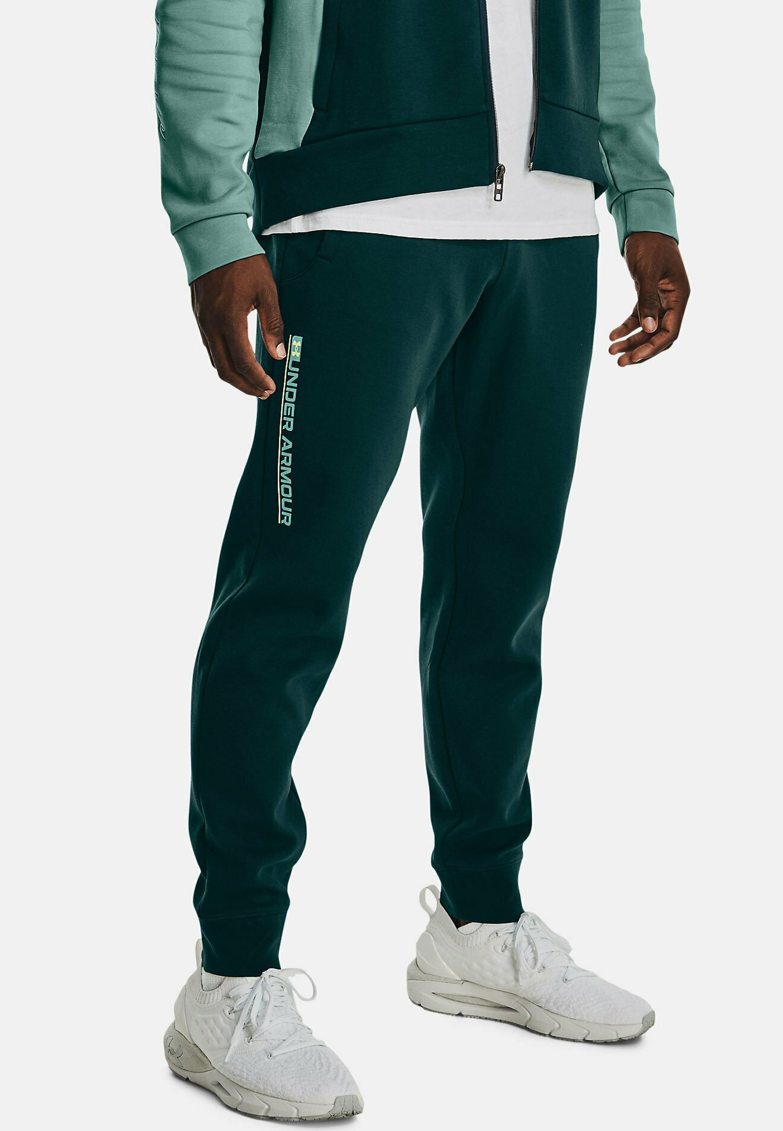 Under Armour Tracksuit bottoms - dark 