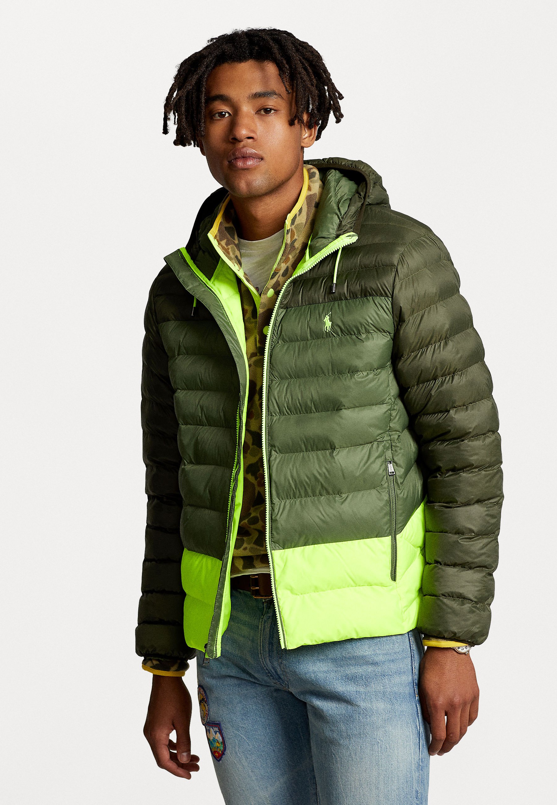 Men's polo vest with hood Clearance