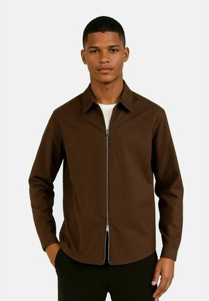 ADEN OXFORD ZIP - Sommerjakke - brown