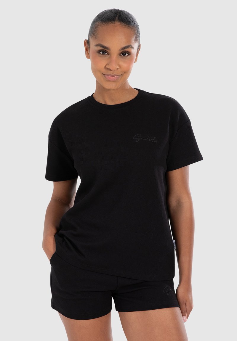 Smilodox T-shirt basic - schwarz