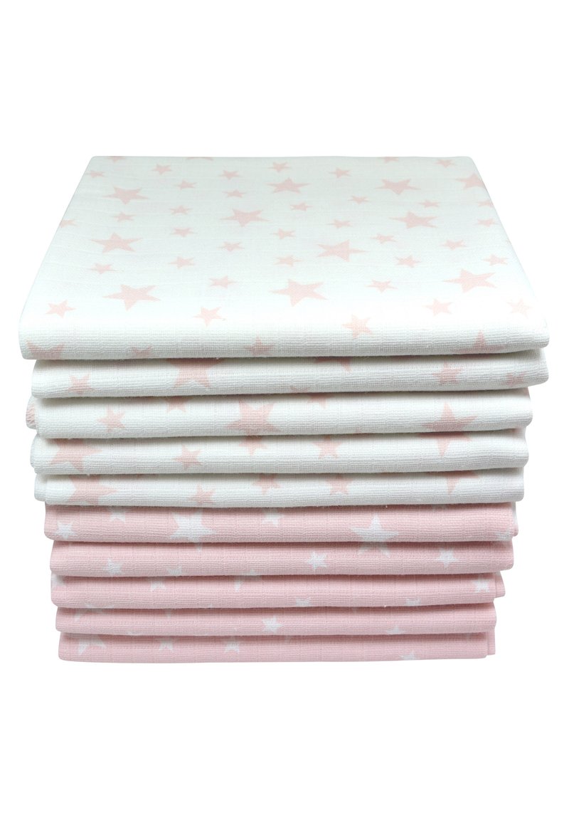 M.M.C. 10 pack - Hydrofiele doek -  rosa  weiß
