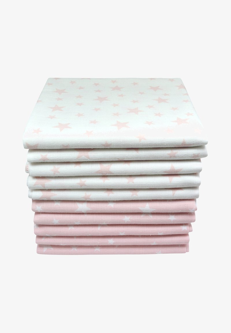 M.M.C. 10 pack - Hydrofiele doek - rosa weiß