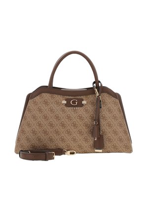 Guess, LINDSEY UMHÄNGETASCHE - Handtasche - mehrfarbig braun