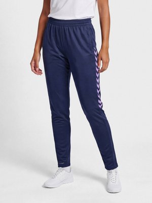 Hummel, STALTIC TRAINING - Pantalon de survêtement - marine paisley purple