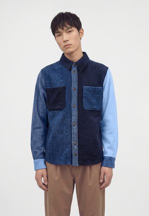 Les Deux, COLOURBLOCK OVERSHIRT - Veste légère - dark navy