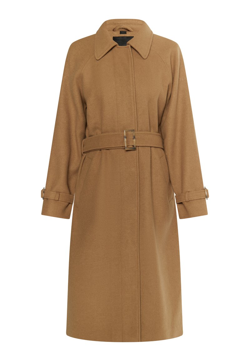 dreimaster Trenchcoat zandkleur