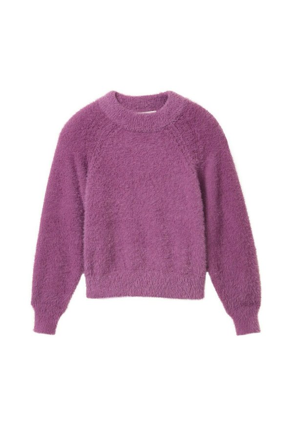 CROPPED - Strickpullover - grape purple