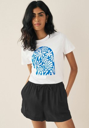 Next DRAWSTRING WAIST WITH-REGULAR FIT - Lühikesed püksid - black