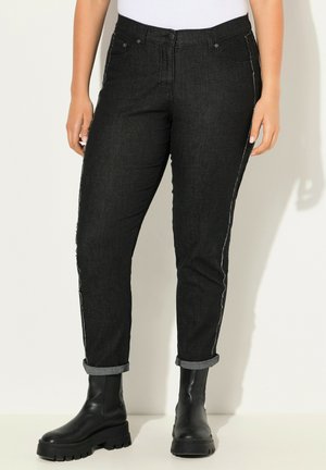 STRIPE STRETCH - Slim fit -farkut - black