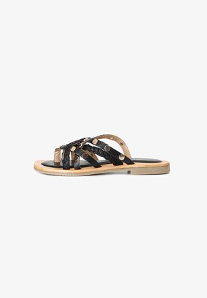 CAFèNOIR T-bar sandals - black