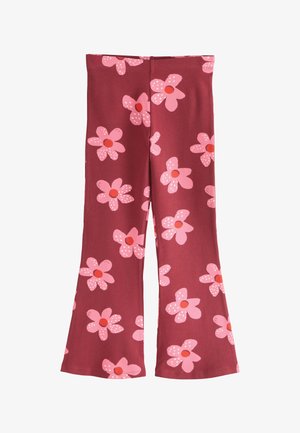 Next, REGULAR FIT - FLARE LEGGINGS . - Pantalon classique - berry pink flower