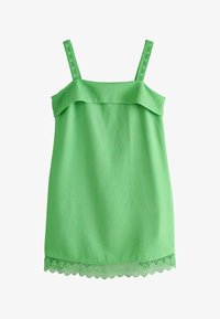 Non sélectionné, green lace trim