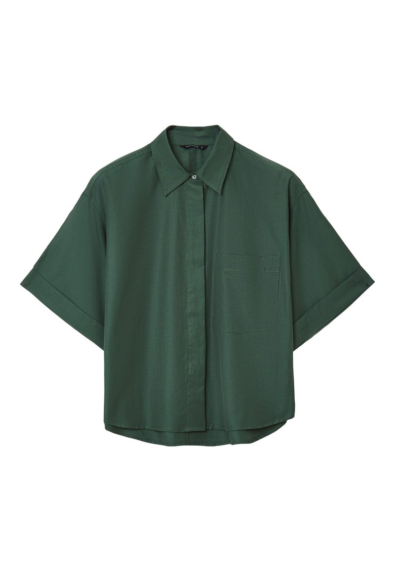 Calliope CON TASCA - Camicia - verde scuro