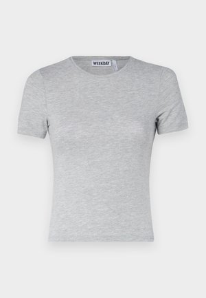 Weekday T-shirt basique - grey melange