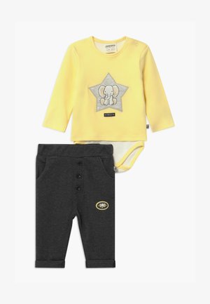 JOGGERAFFECTION SET - Broek - hellgelb/anthrazit
