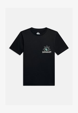 Quiksilver, FUSION - Μπλουζάκι με στάμπα - black