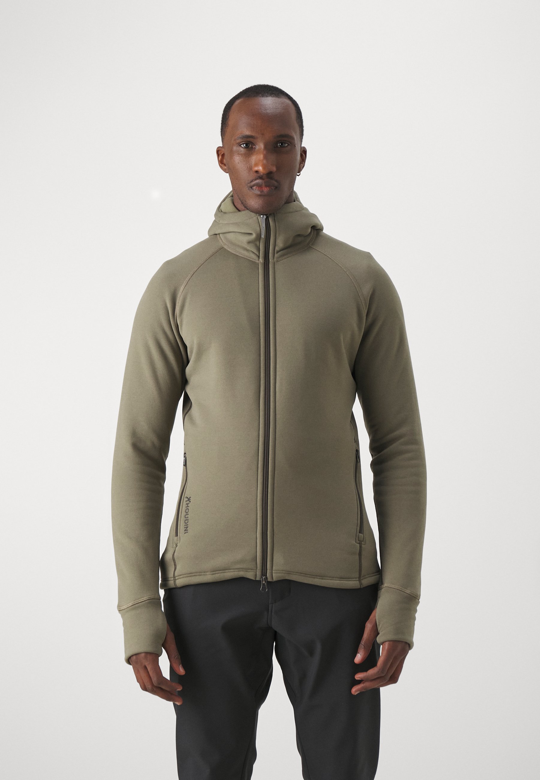 Houdini POWER HOUDI - Zip-up sweatshirt - sage green/light green 