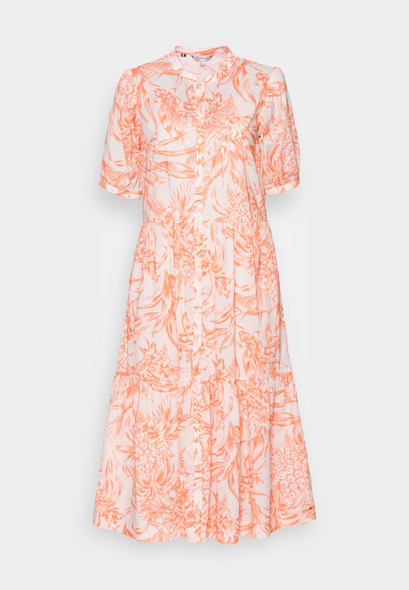 tommy hilfiger voile floral midi dress