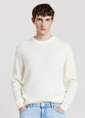 Strickpullover - bianco lana