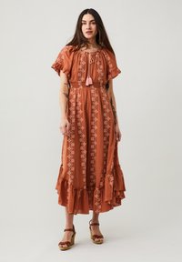 Odd Molly HELEN - Robe longue - rusty taupe