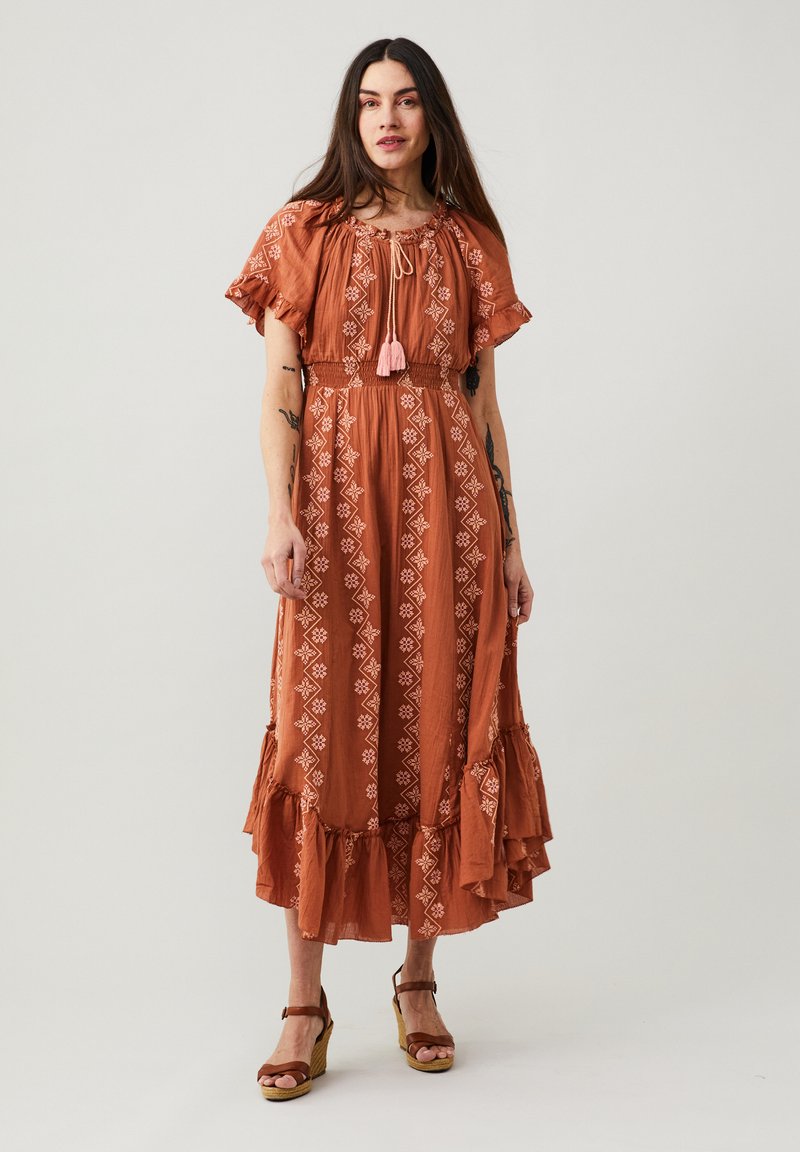 Odd Molly HELEN - Robe longue - rusty taupe