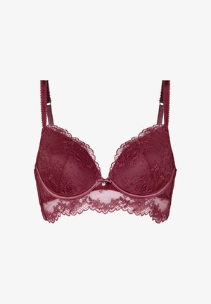 Hunkemöller, HUNKEMÖLLER PADDED UNDERWIRED LONGLINE BRA NAOMI - Push-up bra - purple