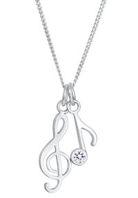 Elli SPARKLING MUSIC CLEF - MIT KRISTALLEN VON SWAROVSKI® - Halskæder - silberfarben