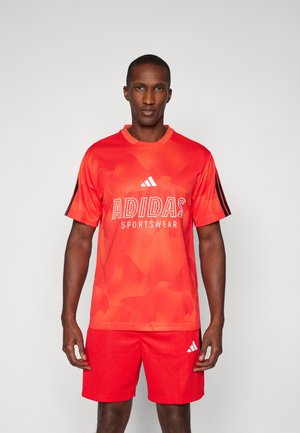 HOUSE OF TIRO NATIONS PACK  - Print T-shirt - bright red/black/multi-coloured