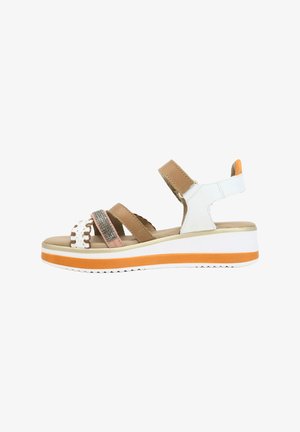 IGI&CO, VAR - Sandali con zeppa - white dim
